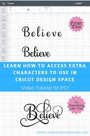 This cartridge is digital only. Learn How To Use Extra Font Characters In These Cricut Design Space Tutorials Leap Of Faith Crafting
