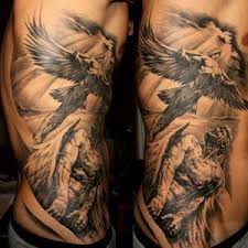 تصاميم وشوم وشم Tattoos على صور ملائكة فن ماكياج بنات صورة 1 Rib Tattoos For Guys Mythology Tattoos Greek Tattoos
