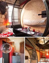 La Villa Hamster Nantes France Guest Rooms Designed To Resemble Hamster Cages Complete With Haystack Bed Guest Room Design Hotels In France Groovy Interiors
