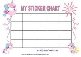 Unicorn Printable Reward Chart For Toddlers My Bored Toddler