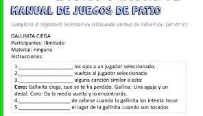 Los integrantes deberán contar del uno al tres y empieza el juego. Instructivo De Un Juego De Patio La Gallinita Ciega Juegos De Patio Para Ninos Con Materiales E Instrucciones Instructivos De Juegos De Area 6 Elegir A La Suerte El Jugador