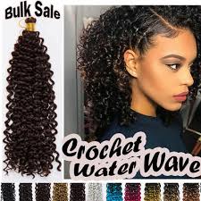 Similar to a weave, the hair is initially braided into cornrows, however, not quite as tightly, which puts less tension on your scalp. 100 Natural Kinky Curly Crochet Braids Long Deep Wave As Human Hair Extensions Ebay