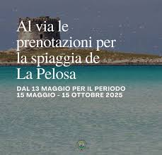 Prenotazioni Spiaggia La Pelosa di Stintino fino al 15 ottobre 2025!