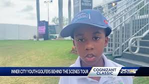 Young golfers tour of Cognizant Classic in the Palm Beaches