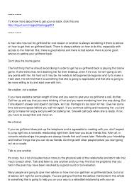 Text her, i'm simply dying to live with you ever since i met you, to tell her how important your girlfriend is to you. Get Your Girlfriend Back By Koyasu Koyasu Issuu