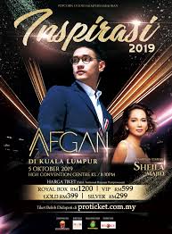 Upcoming concerts in malaysia 2019. Inspirasi 2019 Afgan S Kuala Lumpur Concert Will Feature Sheila Majid