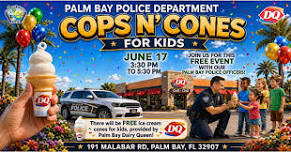 DQ "Cops N' Cones" With Palm Bay Police Department