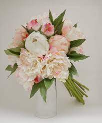 Shop the largest selection of artificial flowers, wedding bouquets, plants & vases. Silk Peony Bouquet Light Pink Peonies By Blueorchidcreations 75 00 Shabby Chic Wedding Bouque Peony Bouquet Wedding Pink Peonies Wedding Silk Peonies Bouquet