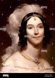 Portrait of Angelica Singleton Van Buren (1818-1877). 1842. Angelica  Singleton 2 Stock Photo