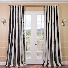Black stripe curtain available on the site. Stripe Black And White Faux Silk Taffeta Curtain Panel