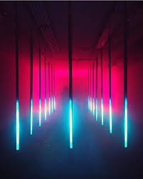 Nyc S Culture Curator On Instagram What Conduit No 4 A Dynamic Neon Light Installat Light Sculpture Installation Light Art Installation Light Installation