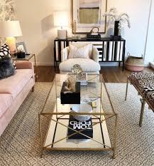 Iris Gold Leaf 2 Shelves Coffee Table Gold Coffee Table Living Room Coffee Table Coffee Table