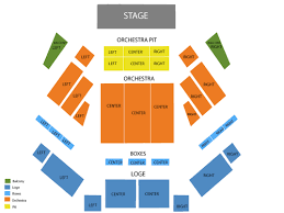 29 Cogent Tilles Center Seating Map