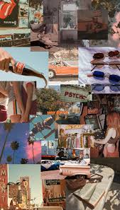 Aesthetic wallpaper space collage 47+ ideas for 2019 #wallpaper. Vintage Wallpapers Collage And 80s Image 6645489 On Favim Com