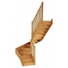 Escalier Double Quart Tournant Milieu Droit Soft Classic Structure Bois Marche Escalier Decoration Maison Bois Hetre