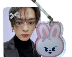 STRAY KIDS Skzoo Face Keychain Phone Light Stick Face Charm Kawaii Deco  Kpop Concert Decoration Accessory Accessories Stay Friend Skz