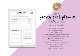 Dec 17, 2018 · update: 2019 Yearly Goal Planner Printable Creative Stationery Templates Creative Market