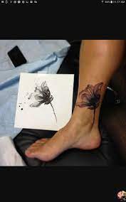 Pin By Laura S Sweet Corner On Water Color Tattoos Flower Cover Up Tattoos Ankle Tattoo Cover Up Cover Tattoo