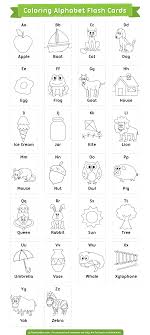 These are great for printing and cutting out for use on displays. Free Printable Coloring Alphabet Flash Cards Download Them In Pdf Format At Http Flashcardfox Com Download Colo Alphabet Flashcards Flashcards Phonics Cards