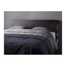 Black And White Striped Headboard Queen Brimnes Headboard With Storage Compartment Black Queen Brimnes Headboard Headboard Storage Headboard With Shelves