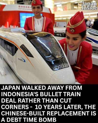 Japan refused to bend. And ten years later, Indonesia is paying the price. Back in 2015, Tokyo offered to build Indonesia's first high-speed rail line — using the same Shinkansen technology that