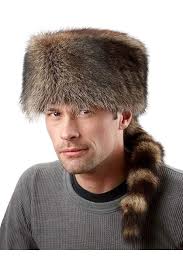 Surell Coonskin Davy Crockett Hat