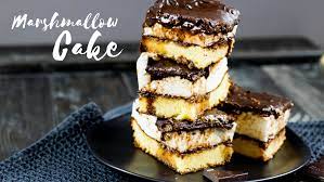 Auf einem kuchenrost erkalten lassen. Marshmallow Cake Bester Kuchen Mit 5 Zutaten Unalife