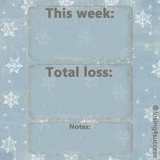 Winter Christmas Weekly Weigh In Template For Instagram Weigh Day Weight Tracker Templates