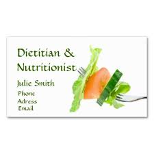 Dietitian Business Card Zazzle Com Nutritionist Business Cards Dietitian Office Dietitian