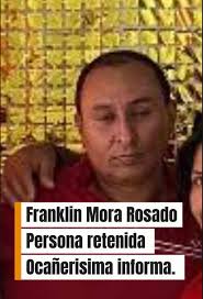 El es Franklin Mora Rosado, hermano de la la alcaldesa de González, Cesar,  La alcaldesa Katherine Mora, informó que su hermano y cuñada, junto con dos  escoltas, fueron secuestrados por hombres armados