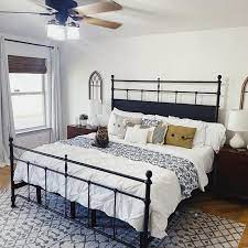 For me, it's that big old black and white antique clock in our living room, says gaines. Magnolia Home Trellis Queen Panel Bed By Joanna Gaines Living Spaces