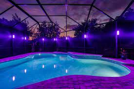 Sunset Lighting Design Pool Cage Lighting Screen Enclosure Lighting Elegant Florida Pool Cage Lighting Lanai Lighting Pool Enclosure Lighting Pool Cage