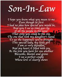 Birthday Bible Verse For Son In Law Personalised Son In Law Poem Birthday Christmas Christening Gift Present Law Quotes Son In Law Daughter In Law Quotes