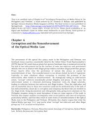 Still, fighting corruption is a big bet for the philippines and for foreign investors buying philippine stocks. Pdf Corruption And The Nonenforcement Of The Optical Media Law