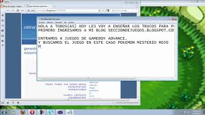 Mundo misterioso.rom para my boy gba gratis pc pokemon equipo de rescate rojo : Trucos De Pokemon Mundo Misterioso Equipo De Rescate Rojo By Luis Manco Tutoriales