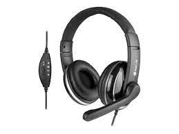 Avec un micro casque de haute qualité avec écouteurs intégrés le modèle vous. Ngs Vox 800 Casque Filaire Avec Micro Connexion Usb Noir Pas Cher Bureau Vallee