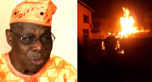 Nàìjíríà yóò ṣẹ́gun ìpèníjà àbò tó mẹ́hẹ láìpẹ́. Ex President Obasanjo S House In Flames Hetty Os Blog Women Focused Very Nigerian