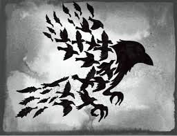 Birds Of The Same Feather Flock Together Meaning Raven Birds Of A Feather Flock Together By Angela Meekey Raven Tattoo Crow Art Raven Bird