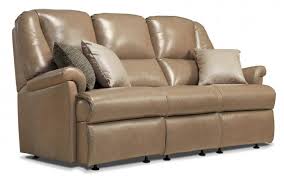 The morrison reclining sofa is a family favorite that's designed for comfort and durabilit. Sherborne Milburn Small Fixed 3 Seater Leather Sofa At Relax Sofas And Beds