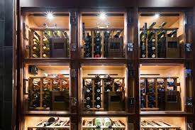 Rooms for 80 to 1,000 + cases. Frameless Glass Wine Lockers Designed For A High End Restaurant Click The Pin For More Ideas Liquor Cabinet Custom Wine Lockers
