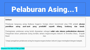 Maybe you would like to learn more about one of these? Cnm On Twitter Pa Sem 2 Pelaburan Asing Pkp3day8 Bekerjadarirumah