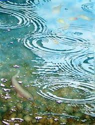 Rebecca Rivers At Rivers Edge Studio Water Art Watercolor Water Water Painting