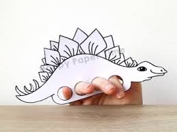 Click the download button to find out the full image of stegosaurus coloring. Stegosaurus Finger Puppet Printable Coloring Kids Craft Happy Paper Time