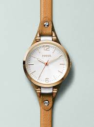 Watches Handbags Wallets Clothing Fossil Watches Women Womens Watches Brown Leather Strap Watch