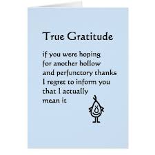 Looking for the best short. Funny Thank You Poems