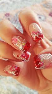 Lovely Valentines Day Nail Art Designs Nail Designs Valentines Valentine Nail Art Diy Valentine S Nails