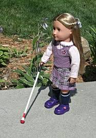Blind Cane For American Girl 18 Doll Accessories For Etsy American Girl Doll American Girl Girl Dolls