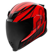 Icon Airflite Qb1 Red Kask Icon Icon Motosiklet Kask Modelleri