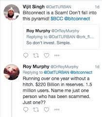 Dr murphy removed this video but i'm uploading it for your viewing pleasure. Shitcoin Minimalist On Twitter Dr Roy Murphy Has Been Drinking A Bit Too Much Again 220 Billion In Reserves For Bitconnect