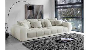 Disponemos de un catalogo de sofas muy extenso, de gran todos los usuarios de bamax que han adquirido un modelo de sofa xxl han realizado comentarios. Big Sofa Moldau Xxl Megasofa Weiss Und Beige Mit Kissen
